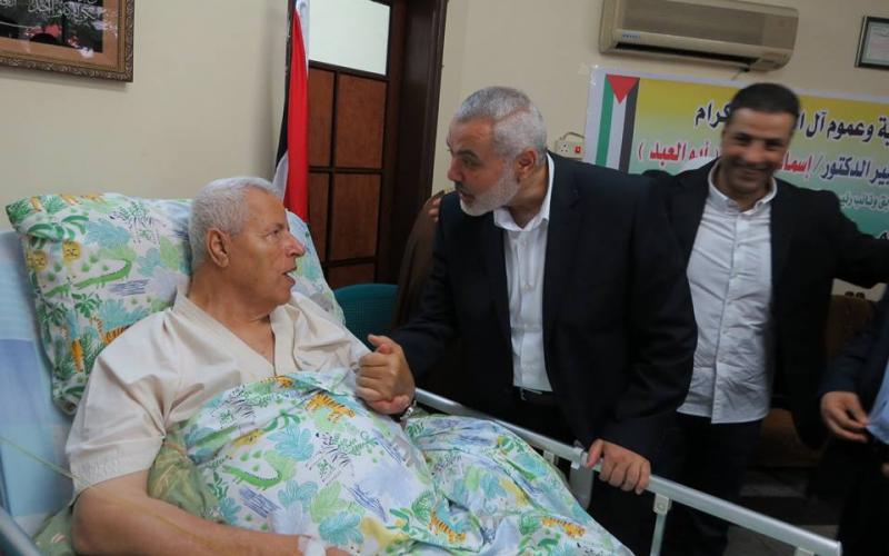 صور: هنية يزور رجل الأعمال الوادية فى بيته‎