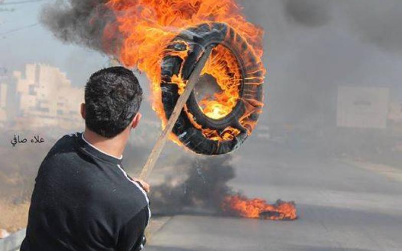صور: مواجهات اليوم بمخيم الحلزون