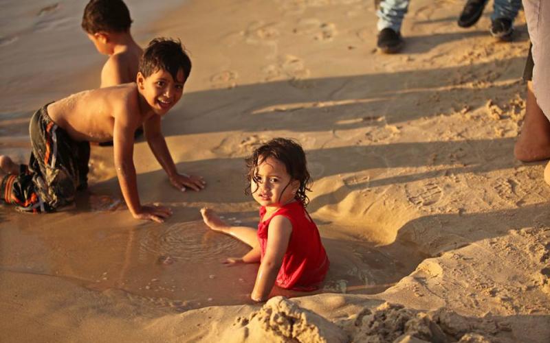 صور: بحر غــرة أمس الجُمعة