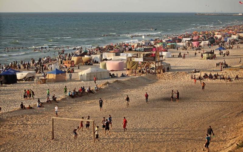 صور: بحر غــرة أمس الجُمعة