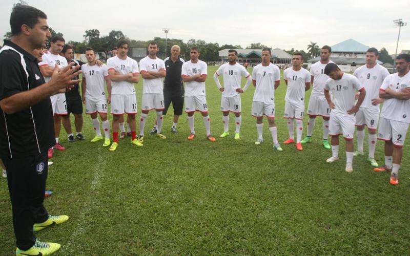 صور: تدريبات المنتخب الوطني استعدادا لماليزيا