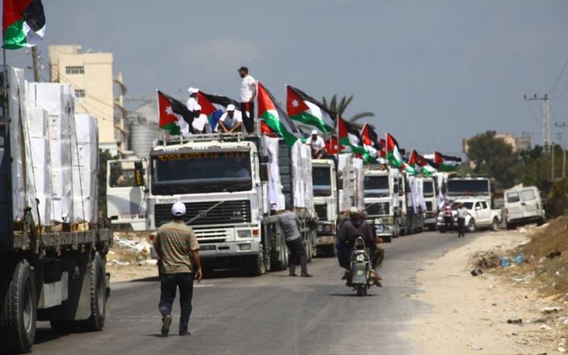 صور: انطلاق الحملة الإغاثية الأضخم بالقطاع