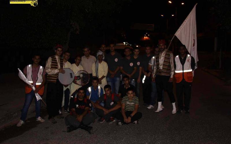 صور: المسحراتي يجوب مدينة قلقيلية