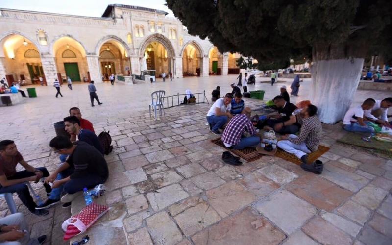صور: الإفطار في الأقصى المبارك