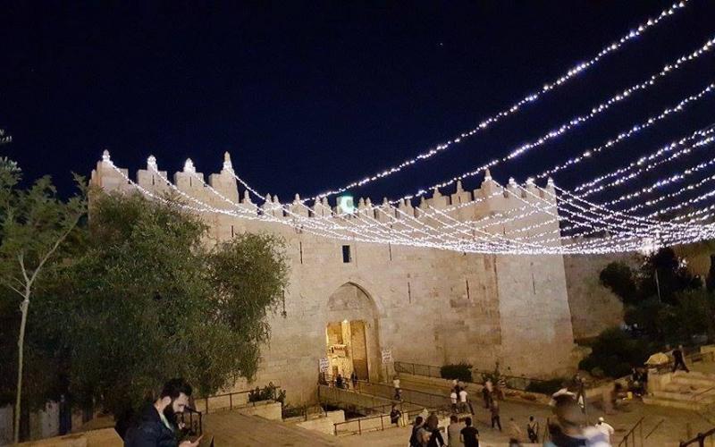 صور:‬ أجواء رمضان ب‏الأقصى‬ مساء اليوم