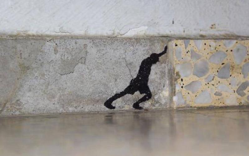 صور: فن الرسم على جدران المنازل بغزة