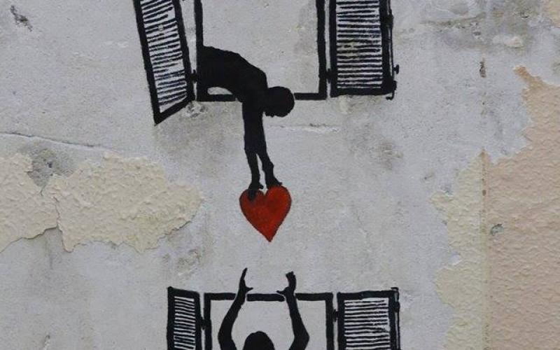 صور: فن الرسم على جدران المنازل بغزة