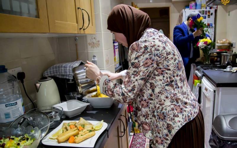 صور: عائلة من غزة تحتفي برمضان في لندن