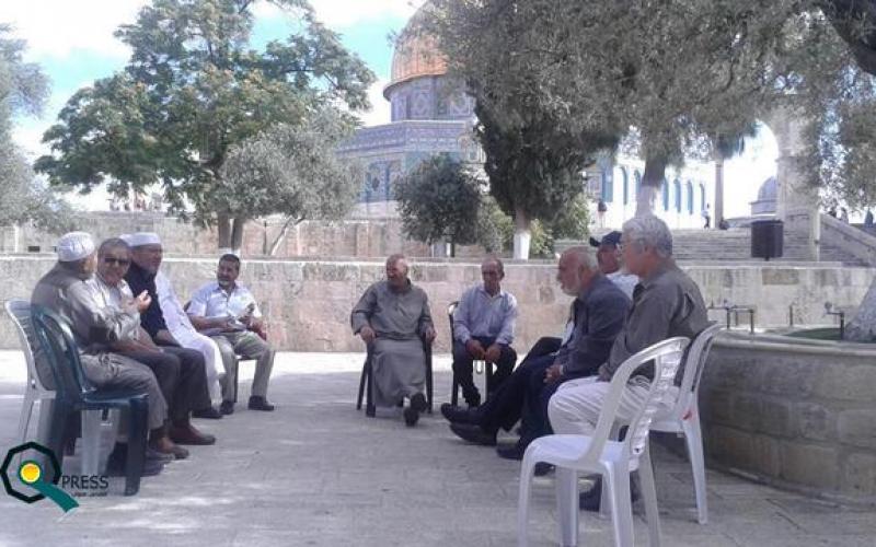 صور: مجالس العلم بالأقصى صباح اليوم