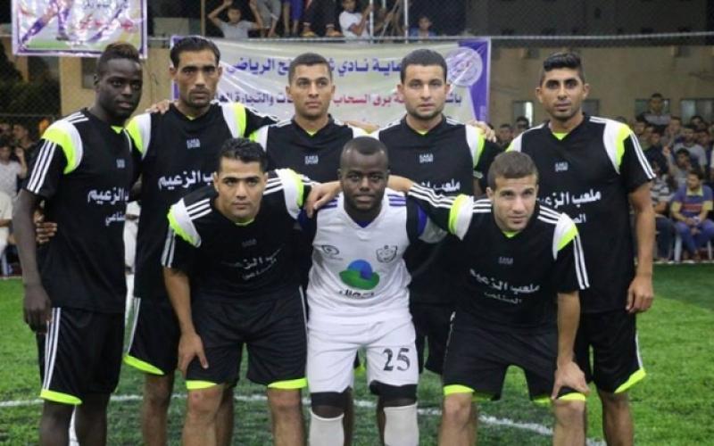 صور: افتتاح ملعب شباب رفح المعشب