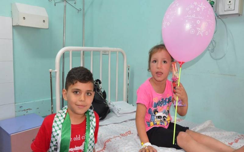صور: الكتلة تزور المرضى شمال القطاع