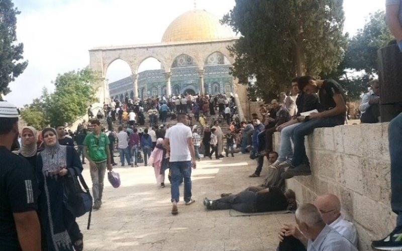 صور: بدء توافد المصلين للأقصى