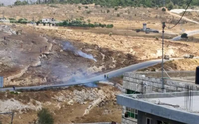 صور: قمع الاحتلال لمسيرة النبي صالح
