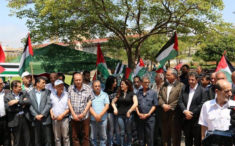 صور: وقفة تضامنية مع الأسير "عدنان" بلبنان