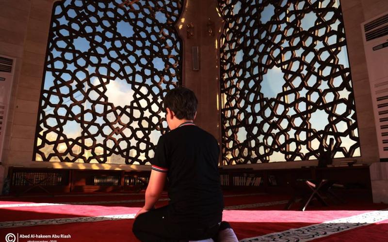 صور: من داخل مسجد الخالدي غرب غزة