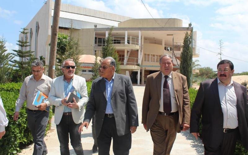 بالصور: "الأقصى" تستقبل وفداً من العمل الدولية‎