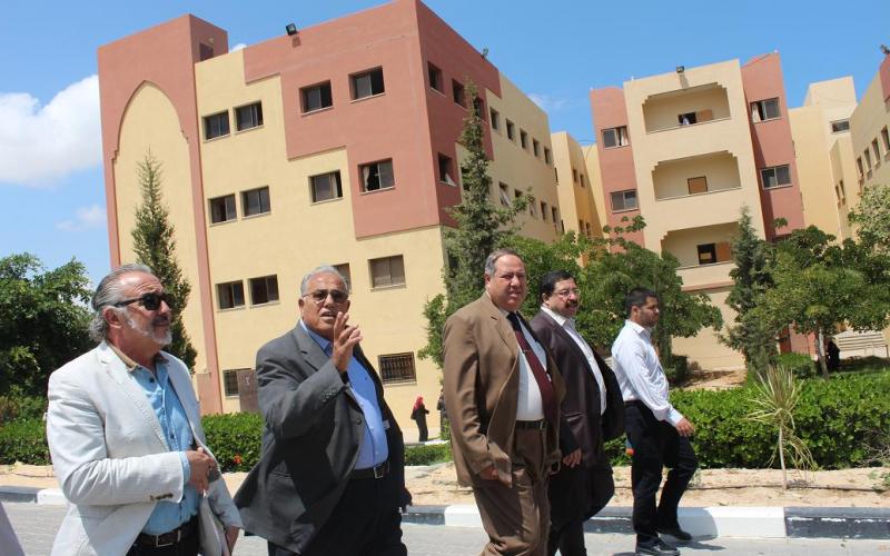 بالصور: "الأقصى" تستقبل وفداً من العمل الدولية‎