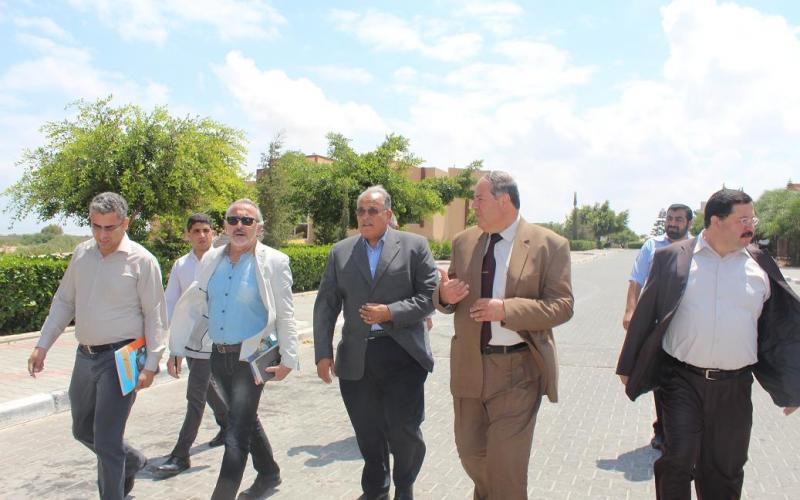 بالصور: "الأقصى" تستقبل وفداً من العمل الدولية‎