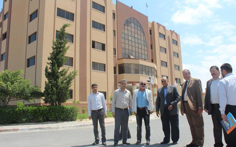 بالصور: "الأقصى" تستقبل وفداً من العمل الدولية‎