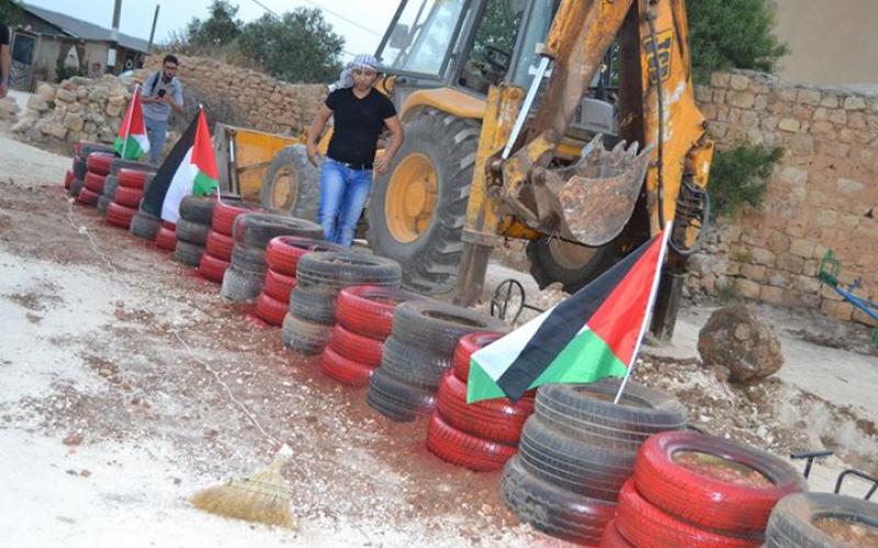 صور: حديقة في أراض مهددة بالمصادرة بنابلس
