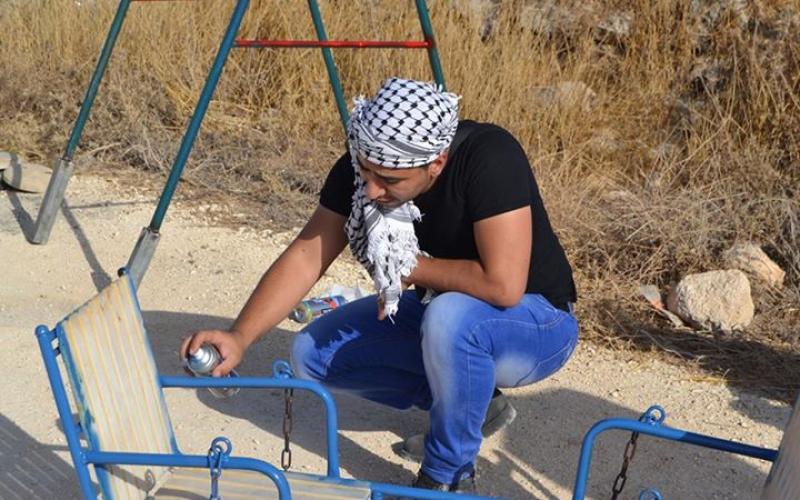 صور: حديقة في أراض مهددة بالمصادرة بنابلس