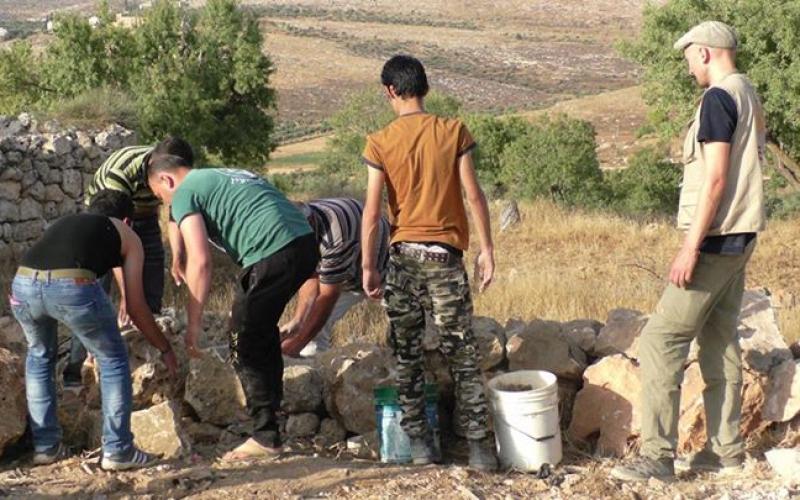 صور: حديقة في أراض مهددة بالمصادرة بنابلس