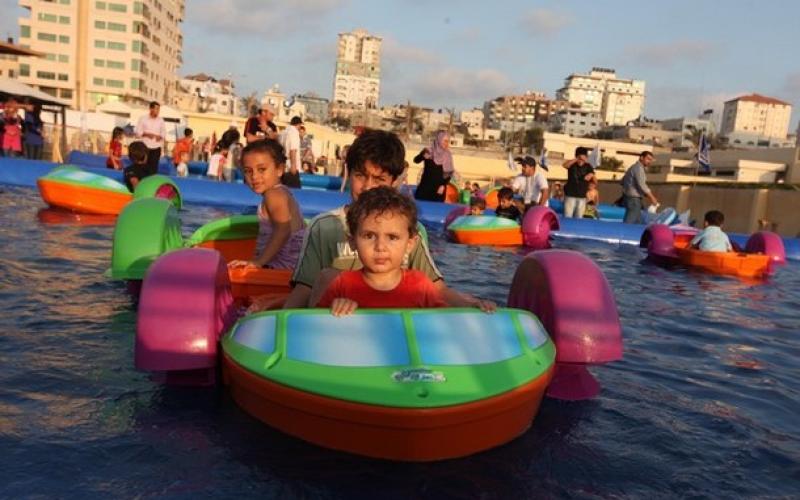 صـور ..افتتاح سكوتر بيتش بغزة
