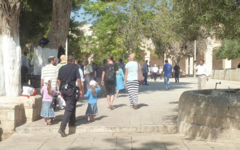 بالصور.. قطعان المغتصبين يستبيحون الأقصى