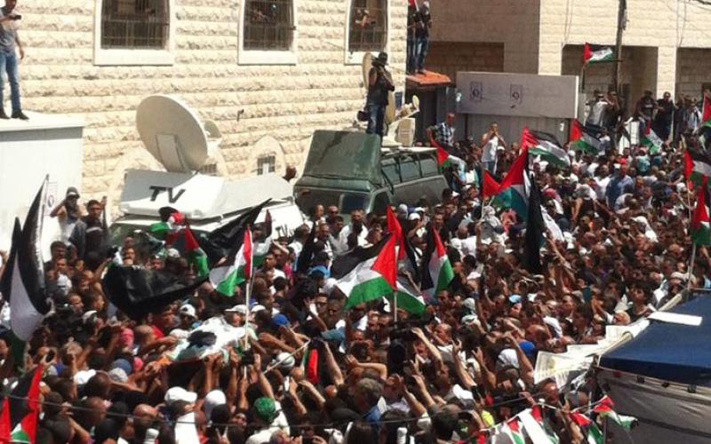 صور: تشييع جثمان الفتى "أبو خضير" بالقدس