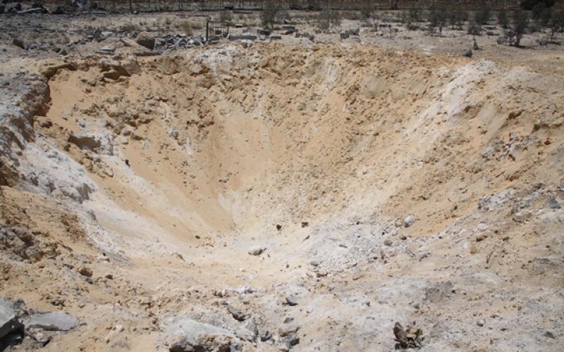 صور: دمار بالدفيئات الزراعية بخانيونس