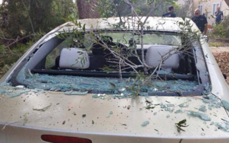 بالصور: إصابة جندي وأضرار بقصف المقاومة