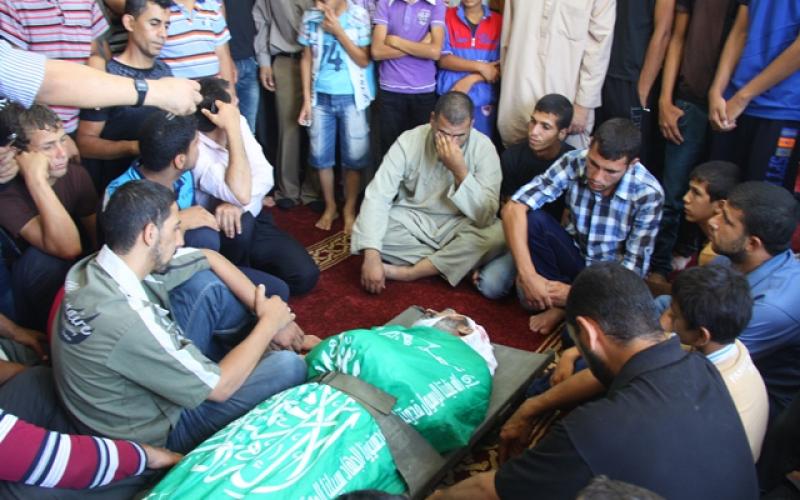 صور: تشييع جثمان القسامي "عابدين" بخانيونس