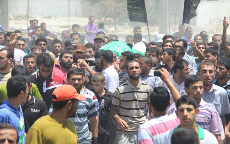 صور: تشييع جثمان القسامي "عابدين" بخانيونس