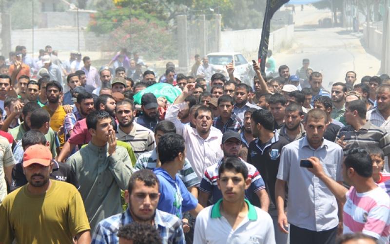 صور: تشييع جثمان القسامي "عابدين" بخانيونس