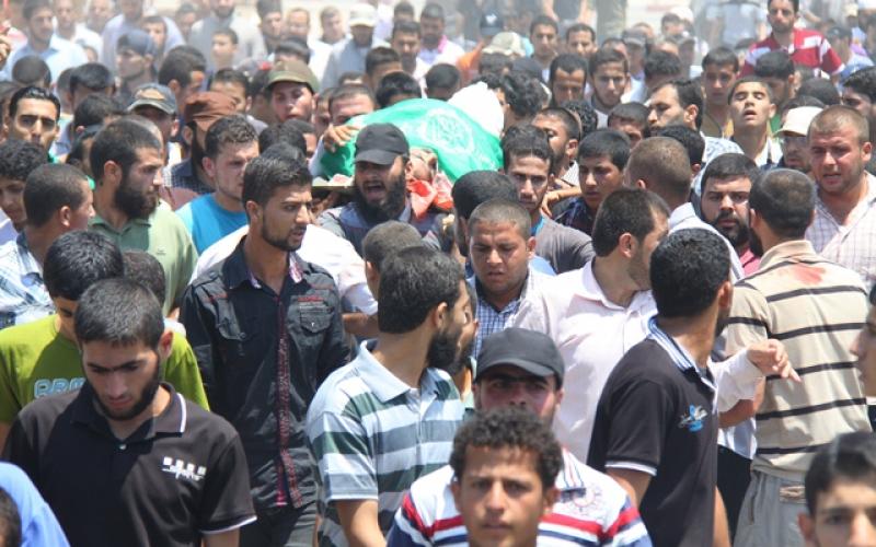 صور: تشييع جثمان القسامي "عابدين" بخانيونس