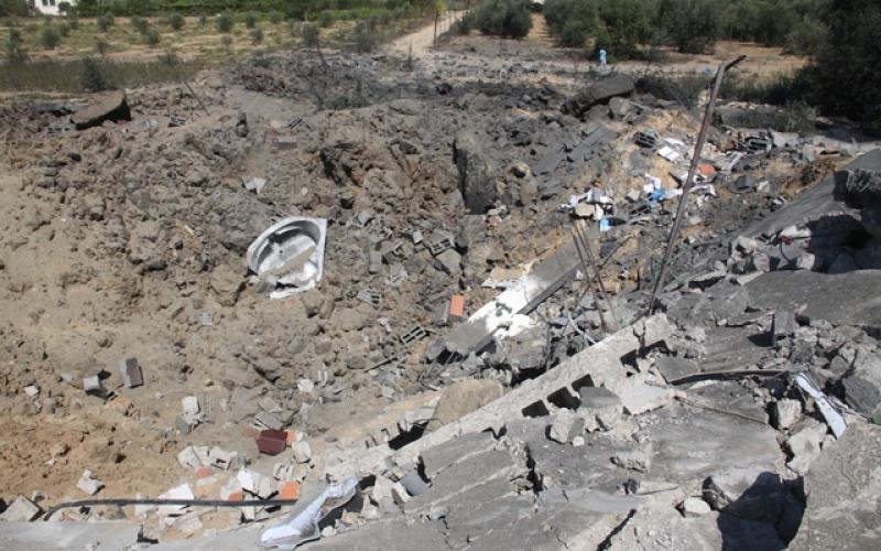صور: الدمار إثر قصف منزل أبو دقة بخانيونس