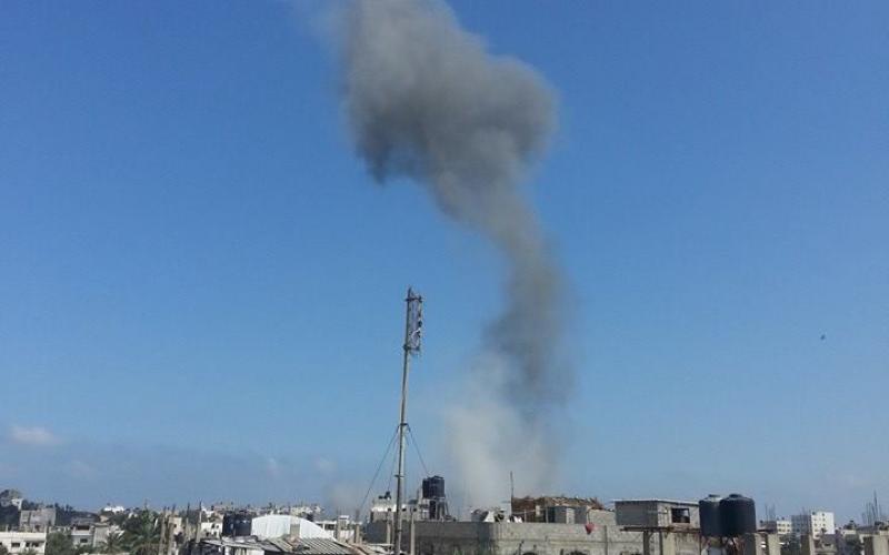 صور: الاحتلال يقصف بيت لاهيا شمال غزة