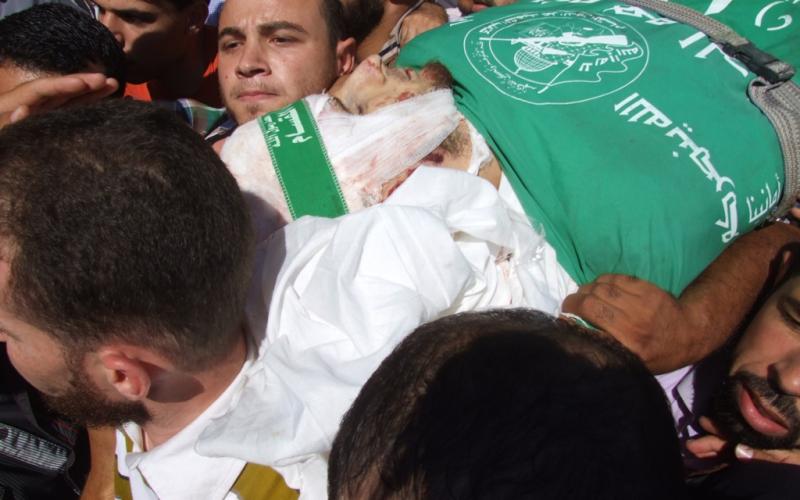 صور: جماهير الوسطى تشيع القسامي ياسين