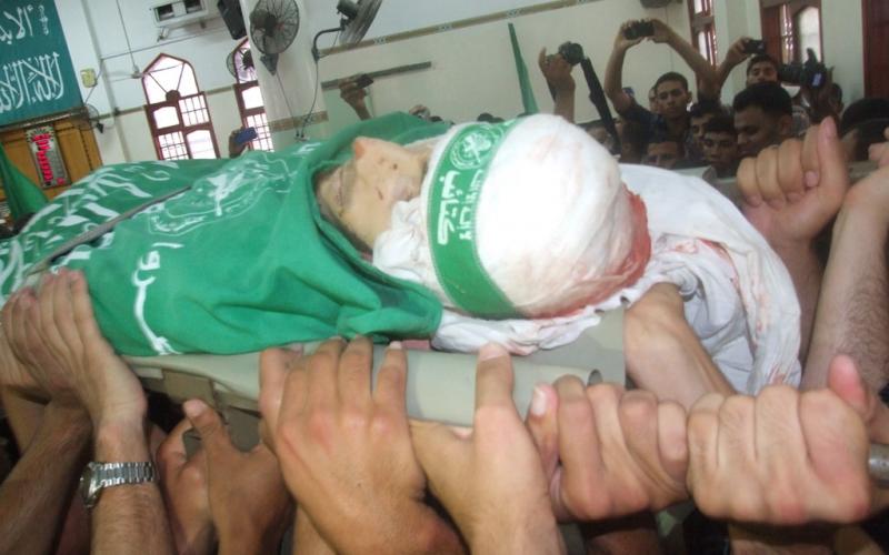 صور: جماهير الوسطى تشيع القسامي ياسين