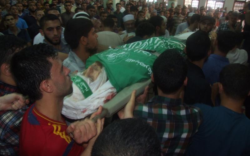 صور: جماهير الوسطى تشيع القسامي ياسين