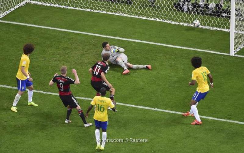 بالفيديو: ألمانيا تذل البرازيل بنتيجة تاريخية