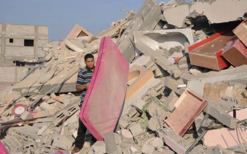 صور: آثار قصف الاحتلال للمنازل في القطاع