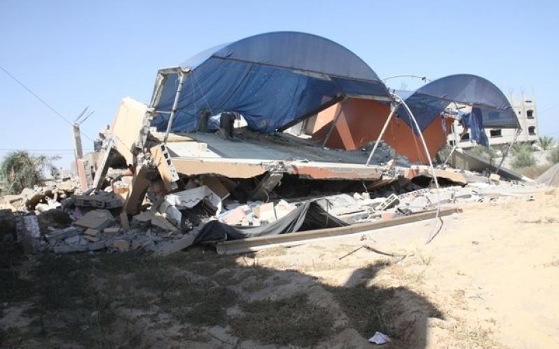 صور: استهداف منزل محمد السنوار بخانيونس