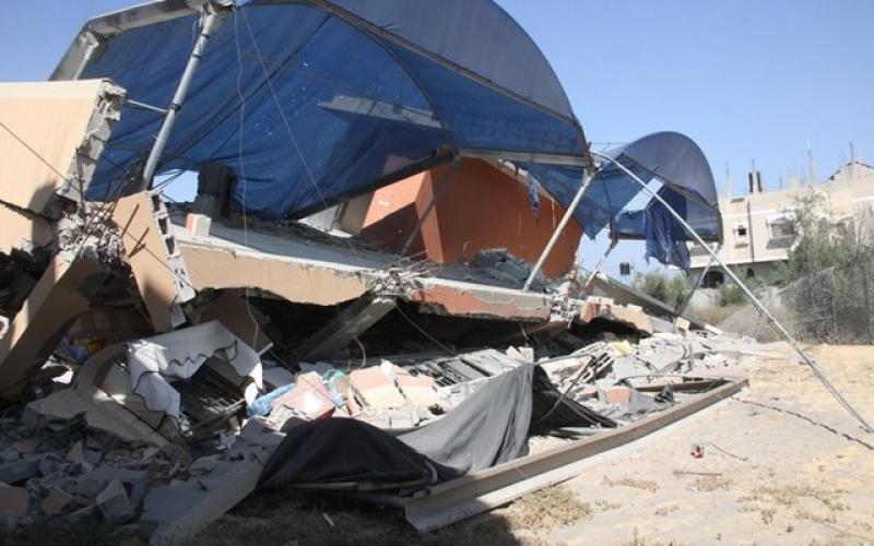 صور: استهداف منزل محمد السنوار بخانيونس