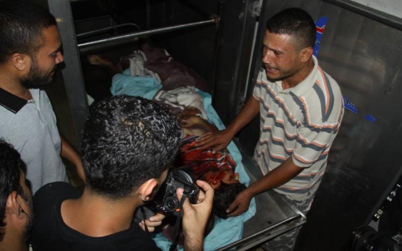 صور: وصول جثمان الشهيد الطفل أمير عريف