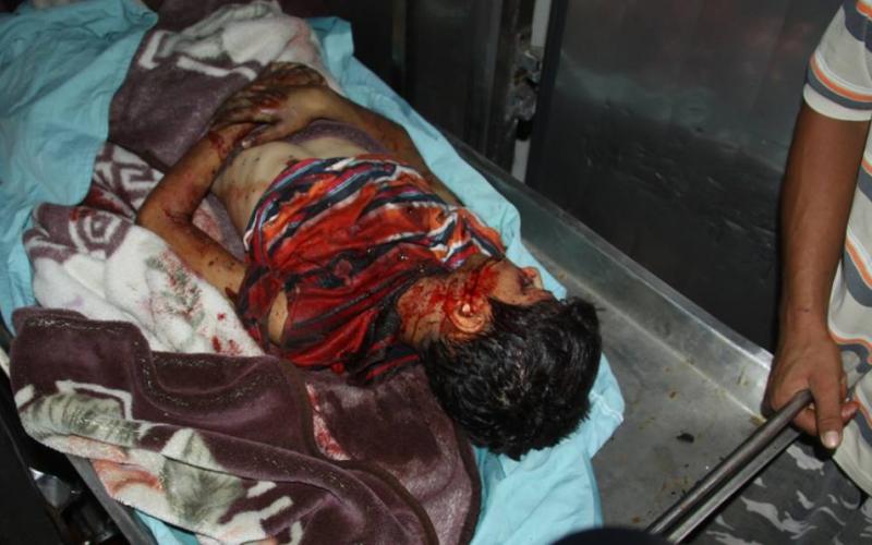 صور: وصول جثمان الشهيد الطفل أمير عريف