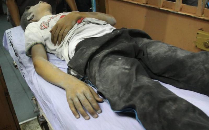 صور: وصول إصابات لمشفى الشفاء بغزة