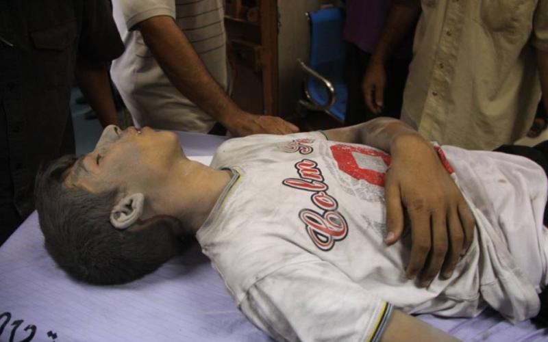 صور: وصول إصابات لمشفى الشفاء بغزة