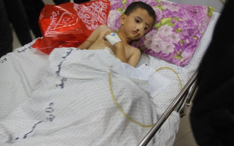 صور: وصول إصابات لمشفى الشفاء بغزة