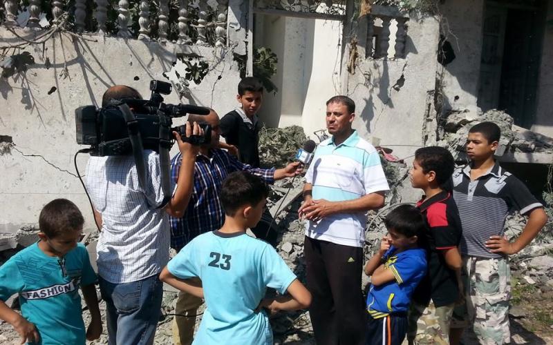 صور: أضرار بقصف الاحتلال منازل بالنصيرات